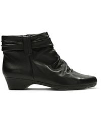 Clarks - Ankle Boots Matron Ella Black Leather - Lyst