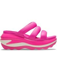 Crocs™ - Adult Mega Crush Triple Strap Sandal Platform - Lyst