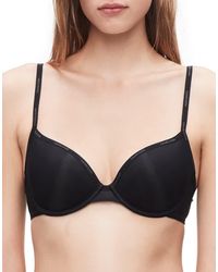 Calvin Klein - Sheer Marquisette Unlined Demi Bra - Lyst