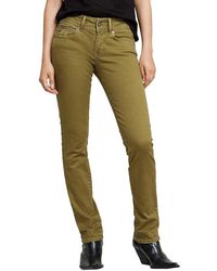 G-Star - Midge Slim Straight Chino Wmn Pants Voor - Lyst
