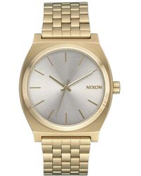 Nixon - Time Teller A045-100m Water Resistant Analog Fashion Watch - Lyst