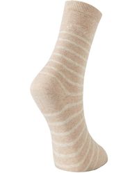 Tom Tailor Socks 2er Pack Socken mit Logo-Schrift beige,35-38 - Natur