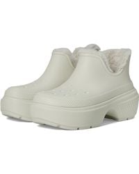 Crocs™ - Stomp Lined Shorty Boots (Linen/Linen) Boots - Lyst