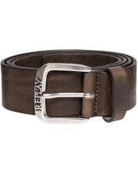 Replay - Men's Leather Belt - Lyst