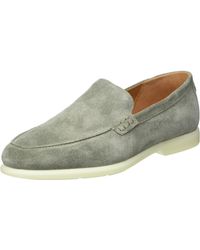 ecco suede loafers
