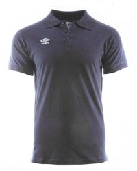 Umbro - Cotton Logo Short Sleeve Polo Shirt S - Lyst