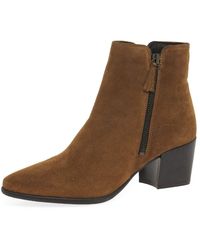 Clarks Isabella Zip S Ankle Boots 4 Uk Black Suede | Lyst UK