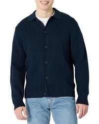 Amazon Essentials - Relaxed-fit Collared Cardigan Jumper - Lyst