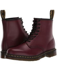 Dr. Martens - , 1460 Original 8-eye Leather Boot For And , Cherry Red Smooth, 10 Us /9 Us - Lyst