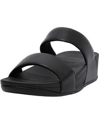 Fitflop - Lulu Slide Leather Schiebe-sandalen - Lyst