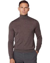 Hackett - Merino Cash Mix Rolle Pullover - Lyst