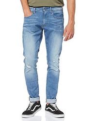 G-Star RAW 3301 Deconstructed Skinny Vaqueros para Hombre - Azul