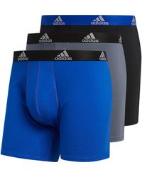 adidas - Stretch Cotton Boxer Brief Underwear - Lyst