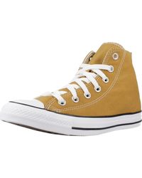Converse - Chaussures Montantes Toile - Jaune - Taille - Lyst