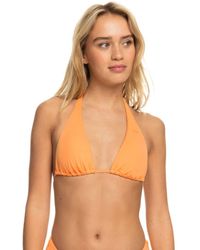 Roxy - Solid Beach Classics Elongated Bikini Top - Lyst