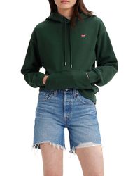 Levi's - Standard Sweatshirt Hoodie Kapuzenpullover,Darkest Spruce,XXS - Lyst