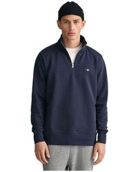 GANT - REG SHIELD HALF ZIP SWEAT - Lyst