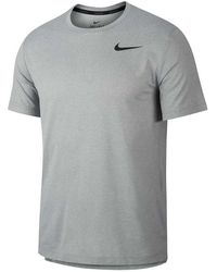 Nike - M Nk Top Ss Hpr Dry T-shirt Voor - Lyst