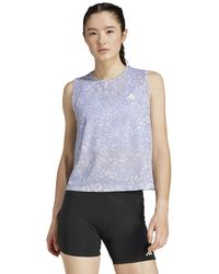 adidas Originals - OWN THE RUN CLIMACOOL 3-STREIFEN TANKTOP - Lyst