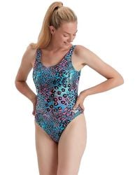 Speedo - Eco Endurabrite U Back Placement Swimsuit/swimming Costume - Lyst