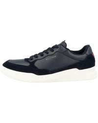 Tommy Hilfiger - Elevated Cupsole Leather Mix Trainers - Lyst