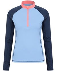 Mountain Warehouse - Helston Womens Long Sleeve Rash Vest - Upf 50+, Chlorine & Saltwater Resistant, Lightweight, Comfy - For - Lyst