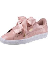 PUMA - Basket Heart Patent Wn's Trainers - Lyst
