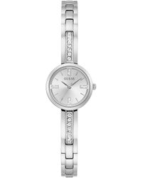 Guess - Tone Crystal Stainless Steel Case & Bangle - Lyst