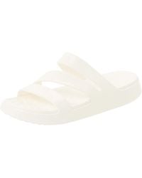 Crocs™ - Getaway Patent Strappy Badeschlappen - Lyst