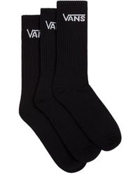 Vans - Herren Socken CLASSIC CREW 38.5-42 (6.5-9, 3PK) - Lyst