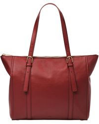 Sac cabas Rachel zb6817 taille 27.94 cm Fossil en coloris Noir Lyst