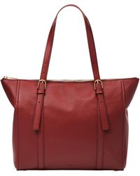 Fossil - Carlie LiteHide ZB1773602 Sac Cabas en Cuir - Lyst