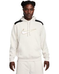 Nike - Hooded Long Sleeve Top M Nsw Sp Flc Hoodie Bb - Lyst