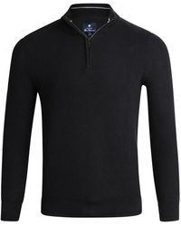 Ben Sherman - Casual Cozy Pullover Quarter Zip Sweater For - Lyst