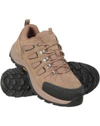 Mountain Warehouse - Vertex Mens Extreme Vibram Shoes - Isodry, Vibram Sole, Suede & Mesh Upper, Deep Lugs - Best For Walking, - Lyst