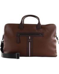 Tommy Hilfiger - TH Premium Leather Duffle Bag Warm Cognac - Lyst