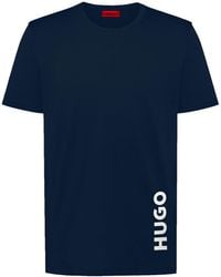HUGO - T-shirt Rn Relaxed Beach - Lyst
