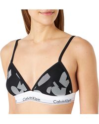 Calvin Klein - Lght Lined Triangle BH - Lyst