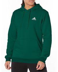 adidas - Essentials Fleece Hooded Sweat - Lyst