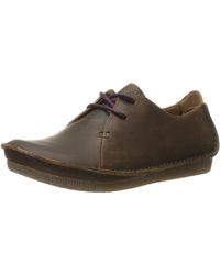 Clarks Janey Mae Oxford in Gray | Lyst