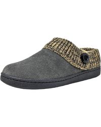 clarks knit collar clog slipper
