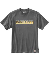 Carhartt - T-Shirt Relaxed Logo Graphic - Lyst