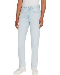 Pepe Jeans - Straight Jeans Hw Mujer - Lyst