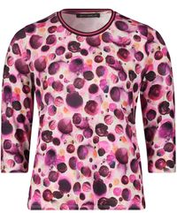 Betty Barclay - Basic Shirt mit Print Pink/Beige,38 - Lyst