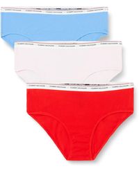 Tommy Hilfiger - Pack Of 3 Bikini Briefs Stretch Cotton - Lyst