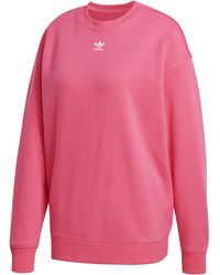 adidas - Originals Essentials Sweatshirt Farbe: Pink; Größe: D 34 - Lyst