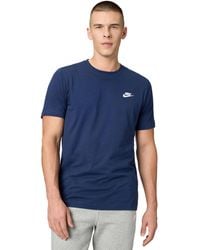 Nike - Sportswear Club Crew Neck T-Shirt - Lyst