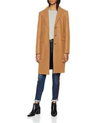 tommy hilfiger belle wool blend classic coat