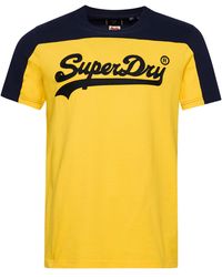 Superdry - Vintage Vl College Tee Mw T-shirt - Lyst