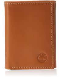 Timberland - Mens Leather Trifold With Id Window Tri Fold Wallet - Lyst